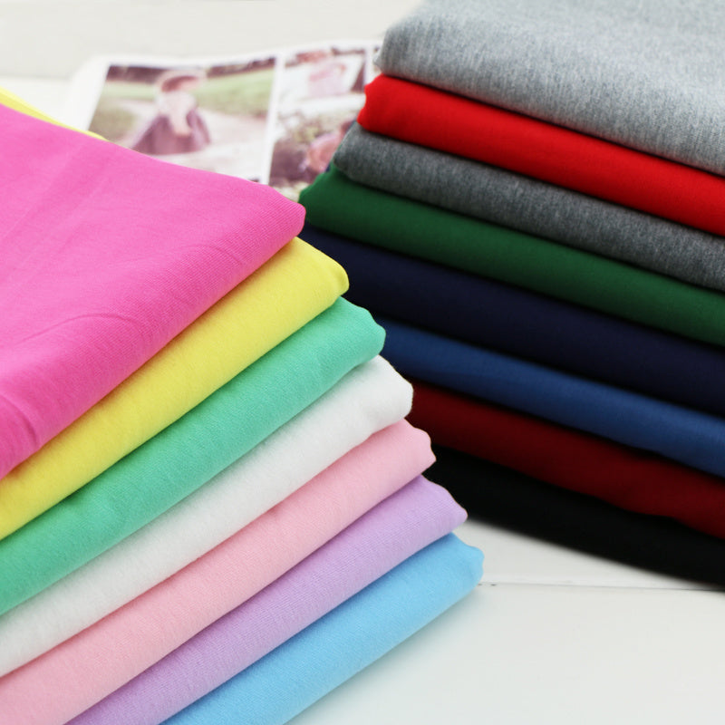 40S Cotton Stretch Knitted Terry Cloth Fabric Summer Sweater T-shirt Hoodie Fabric