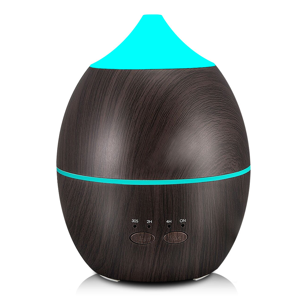 KBAYBO 300ml Humidifier Aroma Diffuser Aromatherapy Wood Grain Essential Oil Diffuser Ultrasonic Cool Mist maker for Office Home