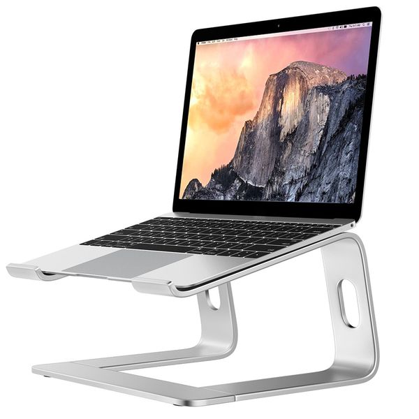 Univeral Tablet Desk Holder Aluminum Laptop Stand Portable Anti-slip Cooling Pad Chromebook Stand for Lenovo Macbook Air Pro 11-16 inch