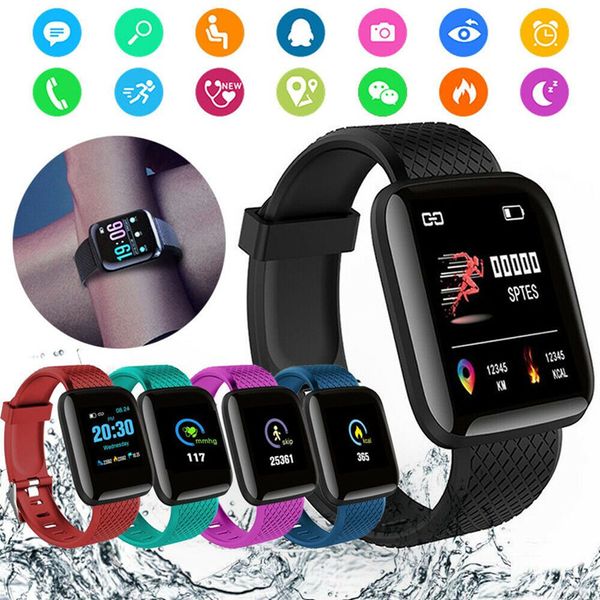 Smart 116 Plus watch Bracelets Fitness Tracker Heart Rate Step Counter Activity Monitor Band Wristband PK 115 PLUS for iphone Android phone