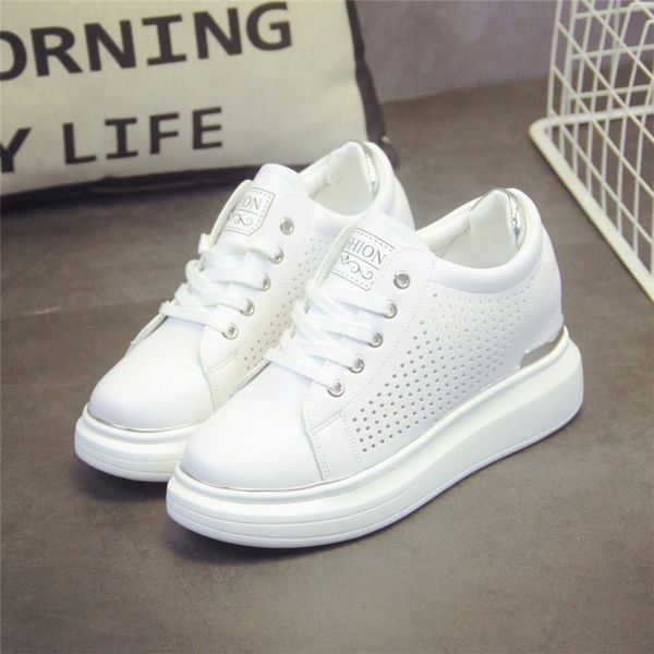 Hot Sale-Sneakers Shoes Woman Ladies Casual Schoenen Vrouw Shoes Wedge Heels Tenis Feminino Zapatos Mujer Platform Flat Dames Schoenen Shoes