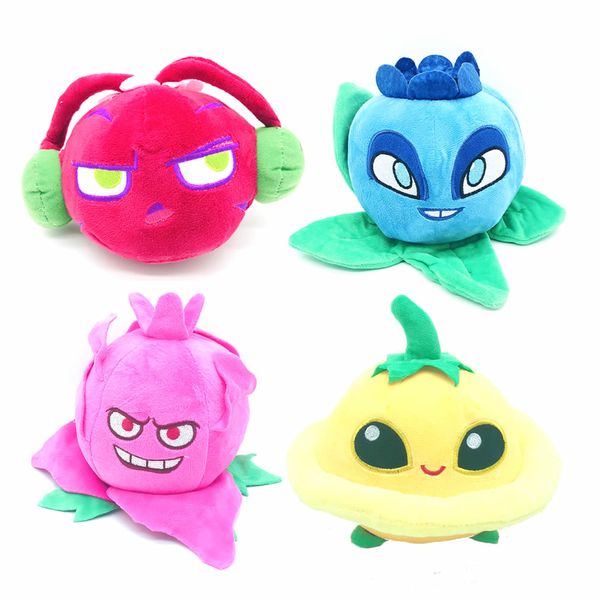 Plants vs Zombies 2 New Roles Plush Toys Beet - Dish Melon - Blueberry - Pitaya 18cm-7Inch