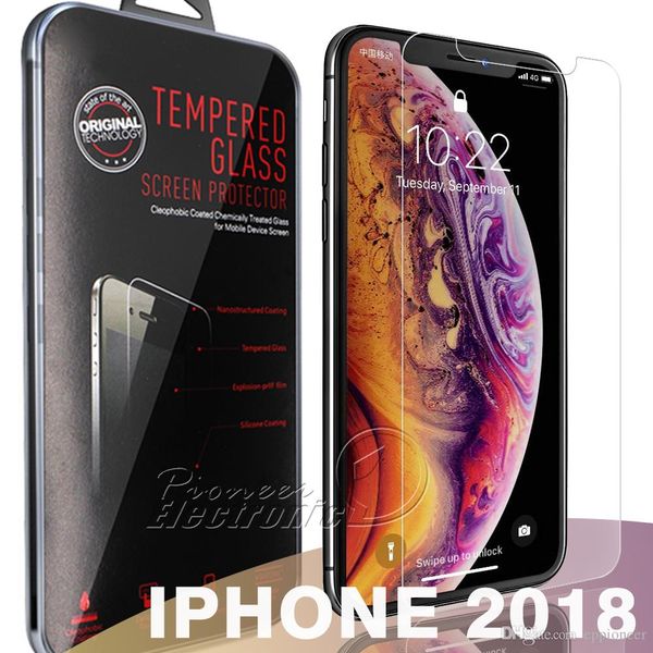 For 2018 NEW Iphone XR XS MAX X 8 7 J7 2017 Screen Protector Film Tempered Glass For Samsung S6 S7 EP Premium quality Retailbox 1 PACK