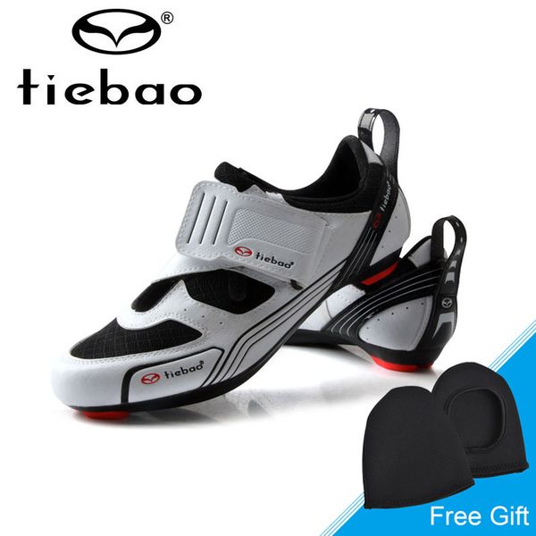 Tiebao New Men Road Bike Bicycle Shoes Anti-slip Breathable Cycling Shoes Triathlon Athletic Sport Zapatos bicicleta