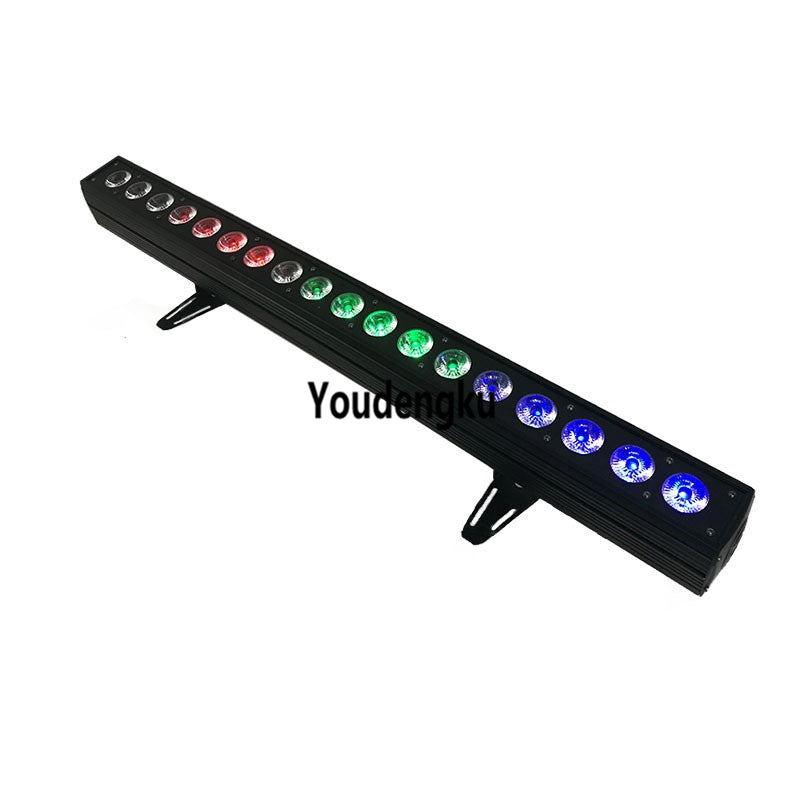 4pcs DJ high brightness led wash wall 18*18W 6 in 1 rgbwa uvmixer indoor led bar wall washer stage light