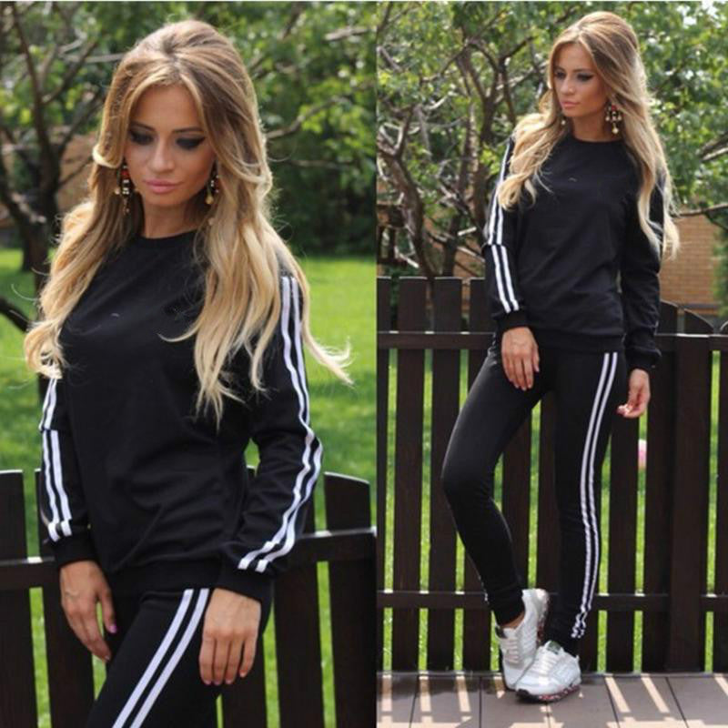 Tracksuit For Women Two Piece Set Chandal Mujer Winter Suit for Women Office Lady Loose Casual Women Sports Suit Plus Size 2019
