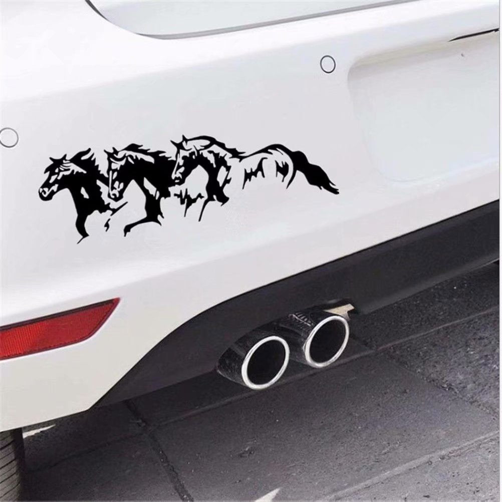 3PCS Horses Car Window Decal Sticker for Motorcycle