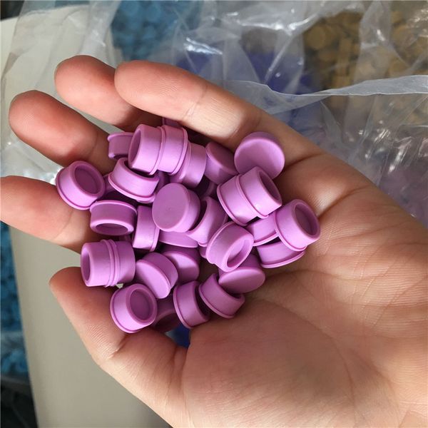 Silicone caps plastic tube stoppers for Plastic tubes Packaging of thick oil atomizer 510 tank cartridges th205 CE3 th210 M6T A9