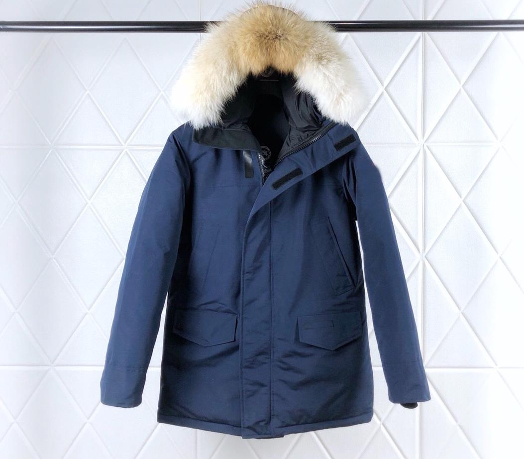 Luxury Winter Jacket Fourrure Down Parka Homme Chaquetas Outerwear Big Fur Hooded Fourrure Manteau Canada Down Jacket Coat Size 13