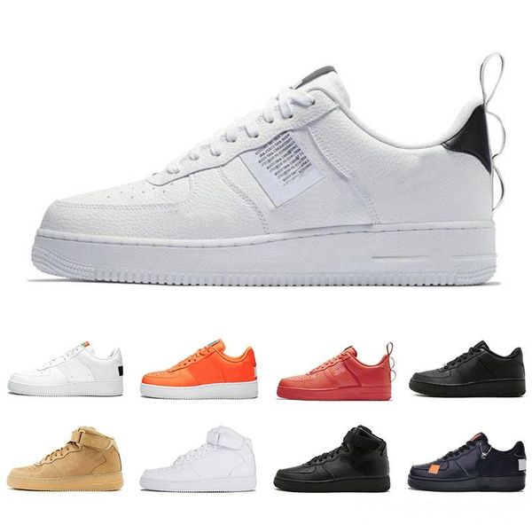 2021 High Low Cut utility black Flyline 1 Casual Shoes Classic Men Women Skateboarding White Wheat Trainers sports Sneakers