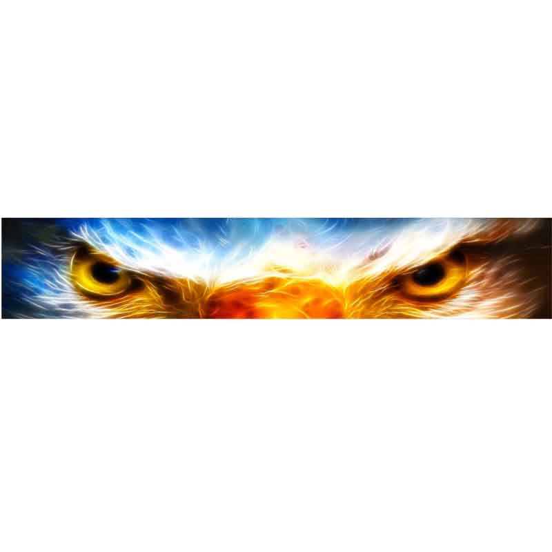 130*21cm Egal Eyes Car Front File Reflective Decals Rear Windshield Autos Sticker Sun Protection