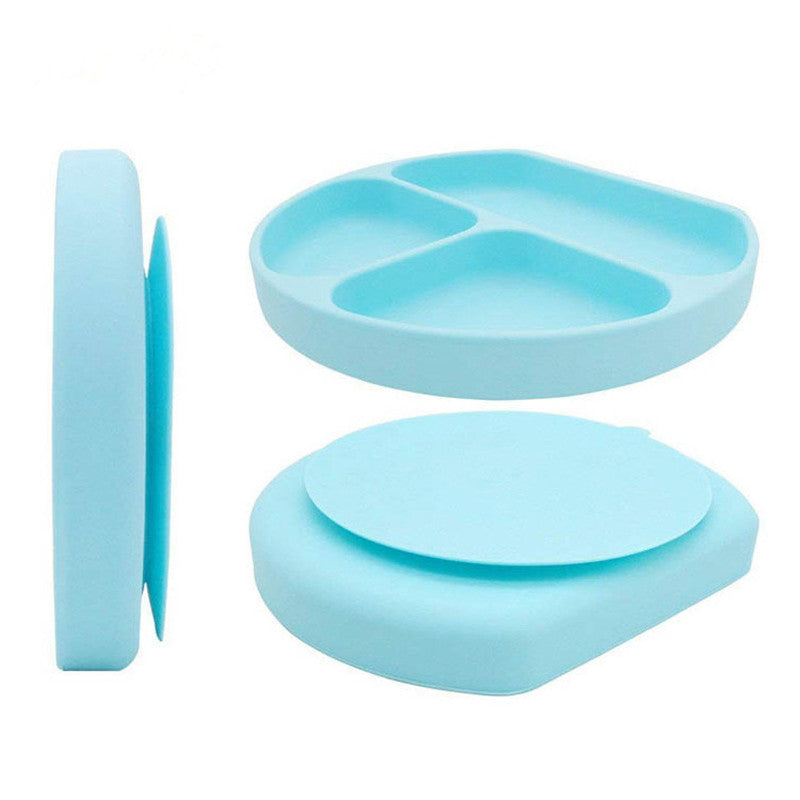 selling baby food plate divider plates easy to clean kids dishes for travel wholesale 100 food grade silicone plate