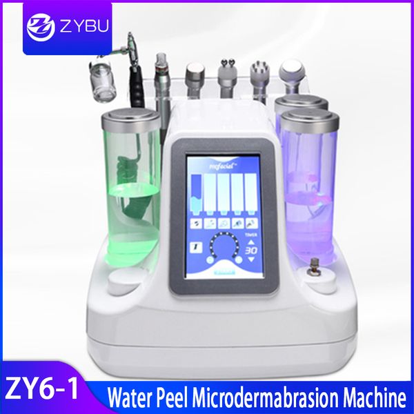 6in1 Water Peeling Facial Beauty BIO Ultrasonic Machine Skin Microdermabrasion Hydro Peel Hydra Dermabrasion Hydra Peel Spa Equipment