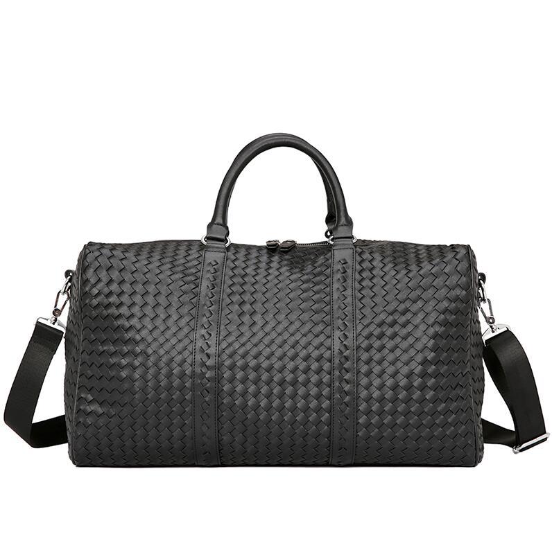 wholesale men handbag hand-coded fashion Knitting bag street fashions Crochet leather fitness bags outdoor sports leisure travel handbags