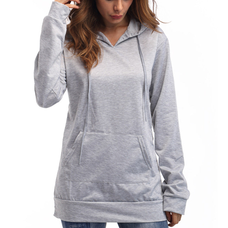 Women Fleece Hoodie Sweatshirts Winter Fashion 2019 Oversize Ladies Pullovers Warm Pocket Hooded Jacket YY5545
