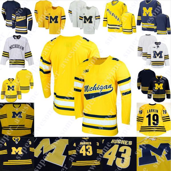 Michigan Wolverines Hockey Jersey Adam Fantilli Mackie Samoskevich T.J. Hughes Luke Hughes Dylan Duke Rutger McGroarty Seamus Casey Jacob Tr
