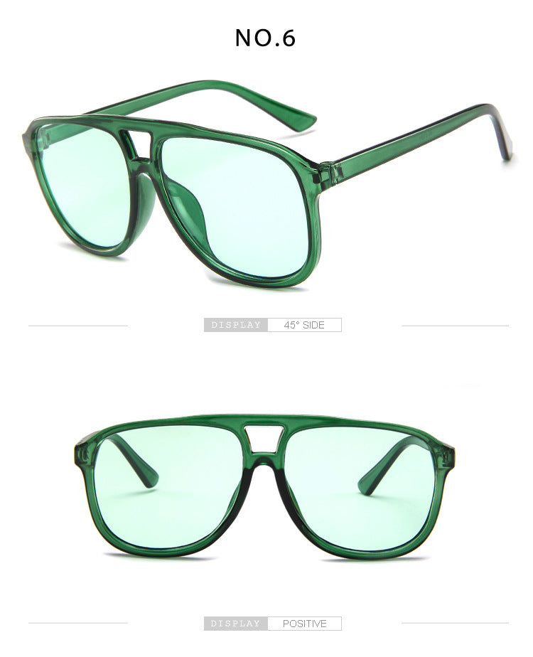Retro Sunglasses 2020 Full Frame Women Colorful Transparent Retro Sunglass Rectangle Sun Glasses Female Candy Color Eyewears GD5181