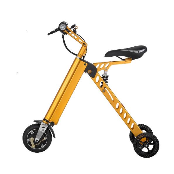 3 Wheel Foldable Electric Scooter Portable Mobility folding electric bike lithium battery bicycle