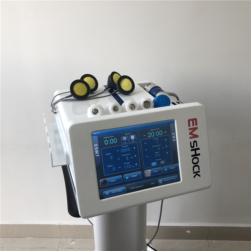 ESWT Physiotherapy Equipment Extracorporeal Shockwave Therapy Machine -electric muscle stimulation with shock wave therapy for physiotherapy