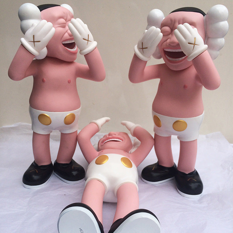 kaw OriginalFake Spoof 12 inches 30CM Trendy design doll Decoration best gift for friends girls PVC rubber figure office stress reliever