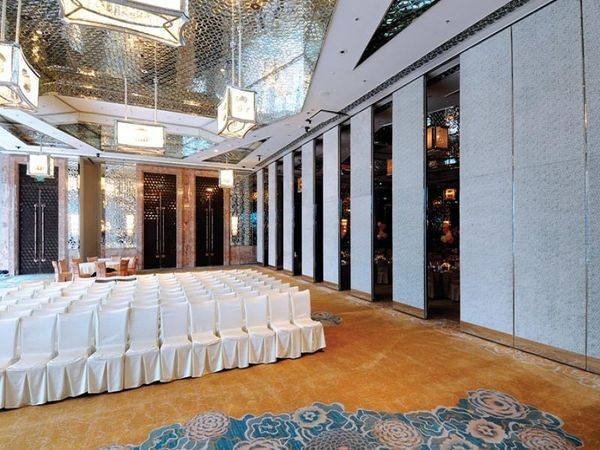 Office Meeting Room Movable Walls Wooden Sliding Sound Proof Partitions