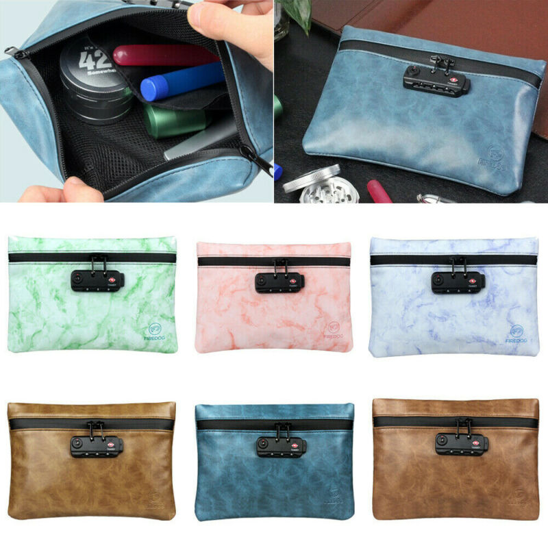 Fashion Portable Travel Activated Password Lock Deodorant Smell Proof Bag Waterproof Travel Storage Bag