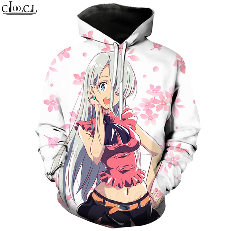 fashion anime the seven deadly sins hoodie men women 3d print long sleeve casual sweatshirt hooded coat