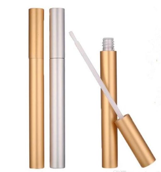 100pcs 10ml Empty Liquid Eyeliner Refillable Bottle Applicator Eyebrow Enhancer Eyelash Growth Serum Tubes Containers