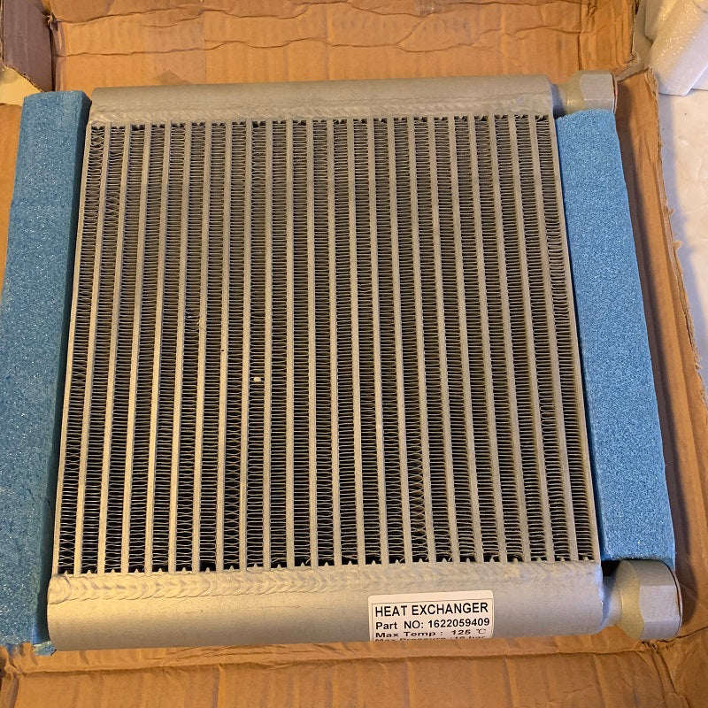 1622059409(1622 0594 09) plate-fin air cooler oil cooler radiator for AC screw air compressor