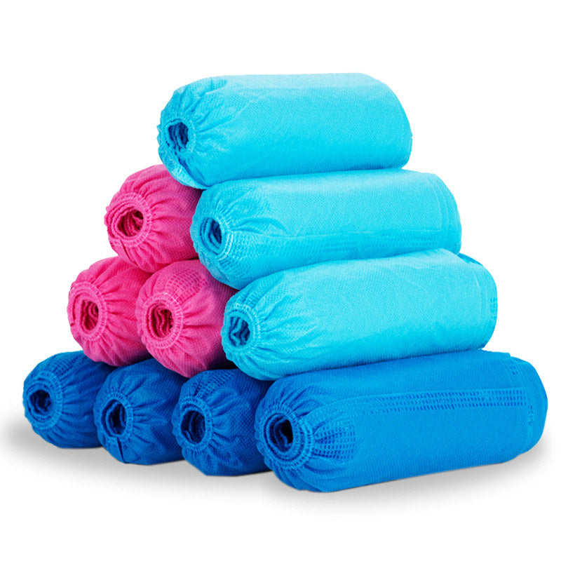 Household Protective Covers Disposable Shoe Boot Fabric Non-slip Galosh Prevent Wet Shoes Cover for Promotion