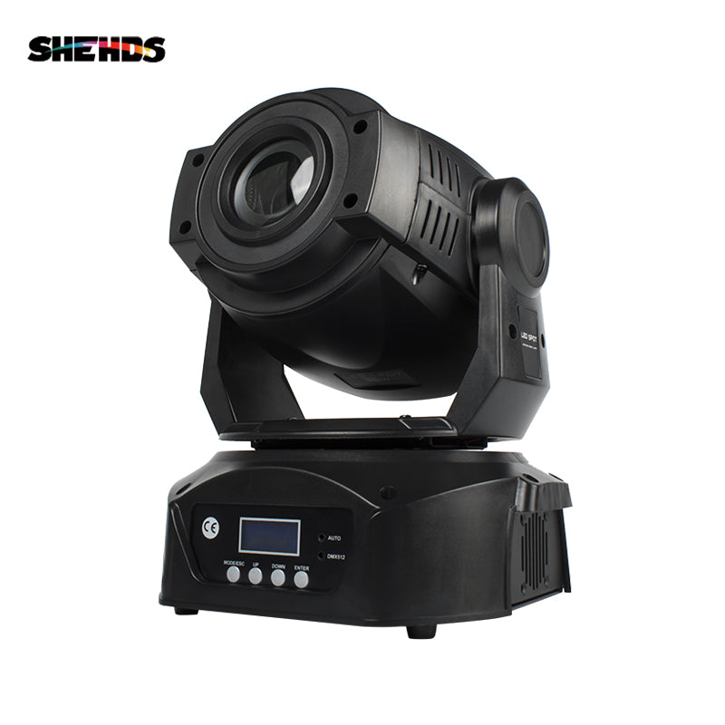 SHEHDS LED 90W Spot Moving Head Lighting 6 Prisms DMX Control Gobo Strobe Lamp For Disco Dj party Stage lights Equipment Fast Shipping