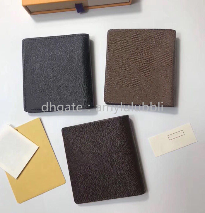 Wholesale leather designer short wallet for men top quality original coin purse women wallet classic zipper pocket money Holders