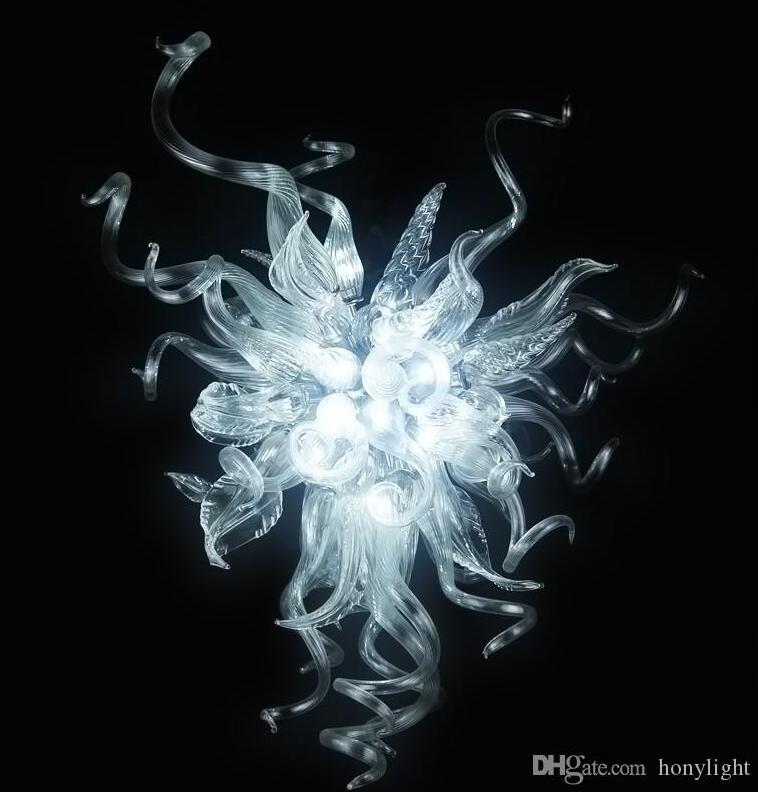 Clear Chandelier Crystal Chandeliers Modern Pendant Lamps AC 120v-240v LED Bulbs Latest Design Home Office Shop Art Decor Glass Lamp