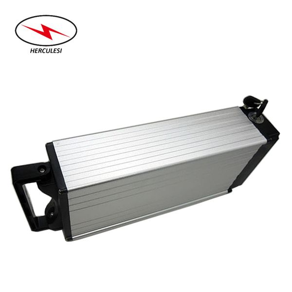 10S9P 2500W Rear Rack Battery Pack Li-ion 48V 24Ah-27Ah E bike Battery China for Electric Bike with 18650 Cell and Charger