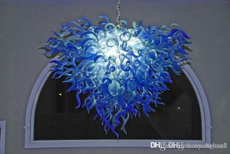 Modern Glass Chandelier Elegant Heart Designer Lighting Type Contemporary Bulbs Murano Glass Industrial LED Pendant Lighting