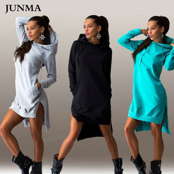 Women hooded 2016 Autumn Hoodie Long Sleeve Slim College Style Women hoody Dress Letter Print Hooded Front Pocket sweatshirt