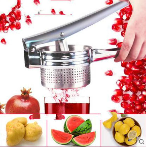 Stainless steel manual juicer Grapes, watermelon to squeeze juice, pomegranate juice baby side dish juice press machine
