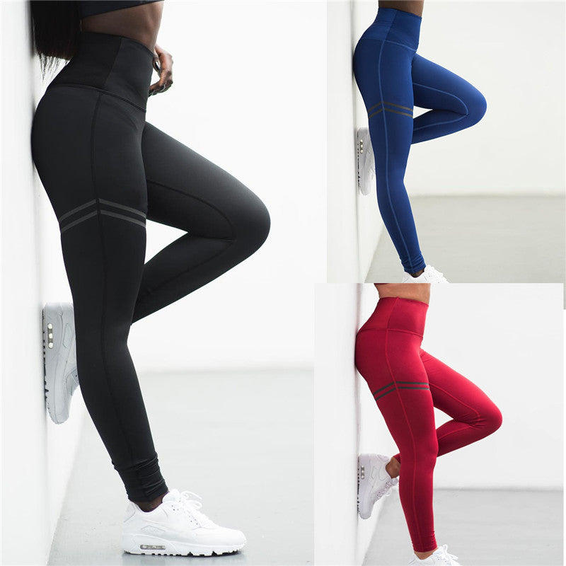 High Waist Fitness Leggings Women Jogger Sporting Yoga Pants Workout Gym Athletic Leggings Running Scrunch Trousers