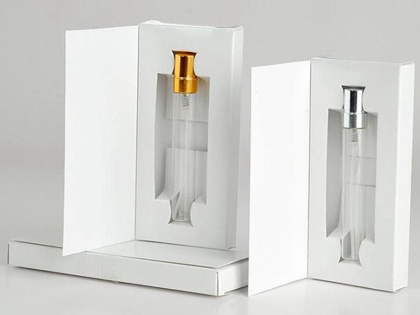 wholesale hot sale 500 pcs 5ML Empty Glass Perfume Bottle With Atomizer And Customizable Paper Boxes