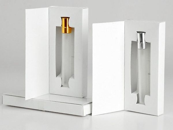 5ML 10ML Glass Bottle Perfume Atomizer Parfum Spray Bottle with Packing Box Cosmetic Sample Vial Refillable Bottles