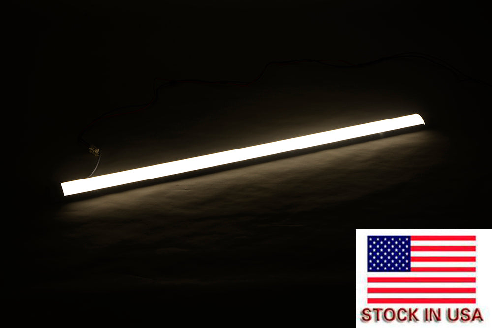 USA Stock 30CM 220V Purification Tube Lamp LED Batten Light Fixture Ceiling Light Hanging Lamp for Garage Shop Office Market Basement