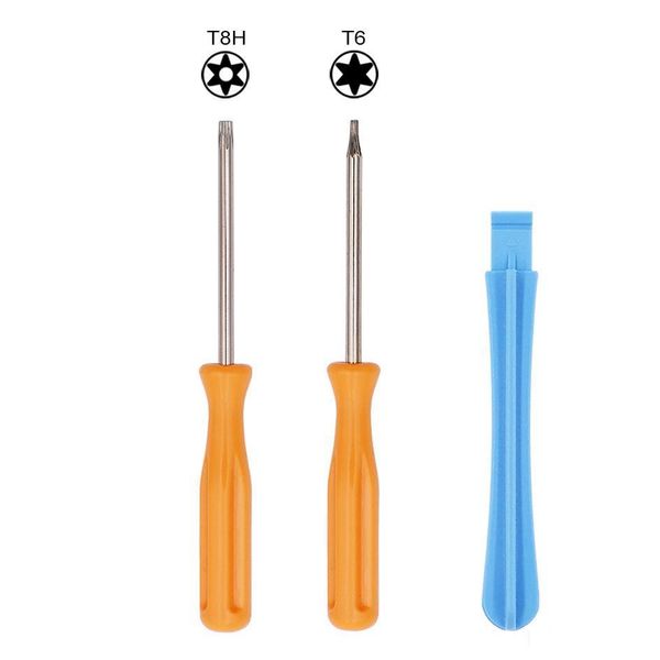 3 in 1 Orange T6 T8 with Hole Screwdriver Set for Xbox One Controller X1 Repair T6 T8 with Hole Screwdriver Se