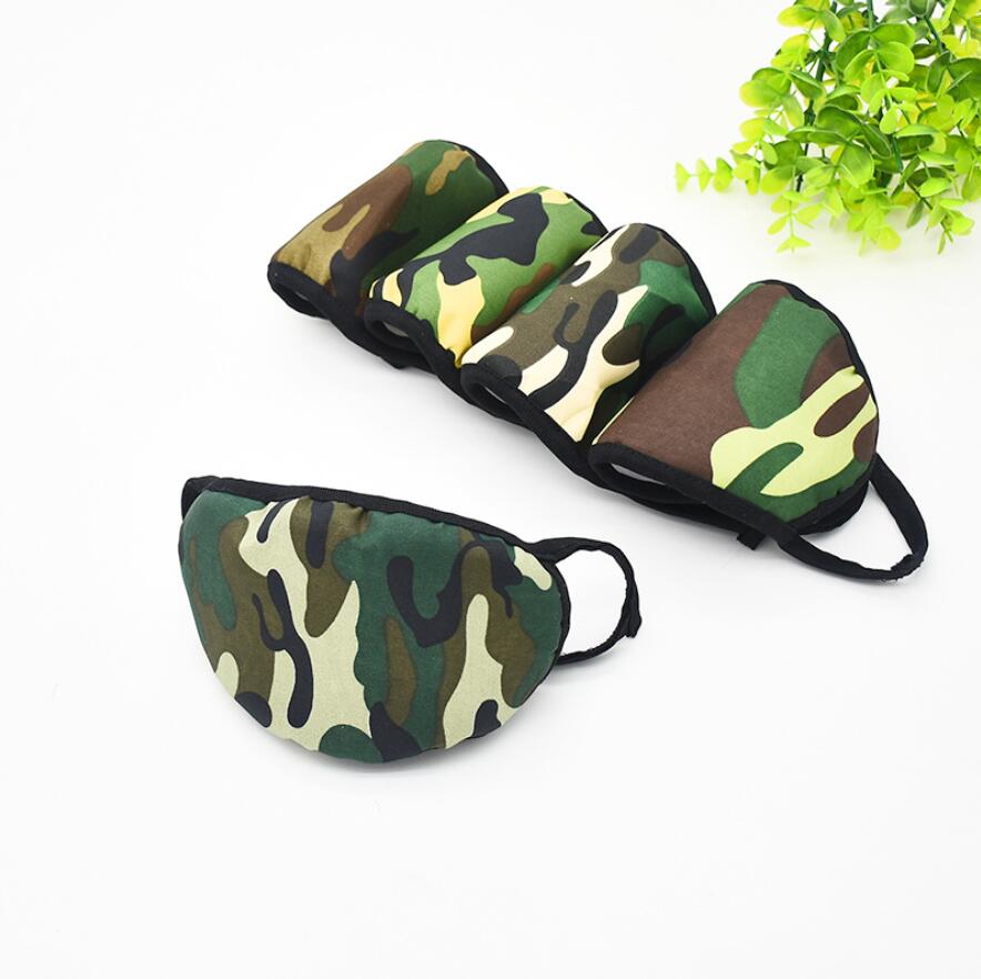 Camouflage Face Mask Disposable Mouth Cover Dustproof Anti Dust Keep warm Colorful Mask Washable Adults Masks