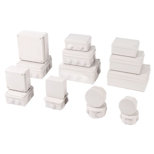 Waterproof Junction Box Wholesale ABS Plastic IP65 DIY Outdoor Electrical Connection box Cable Branch box 150x150x70mm
