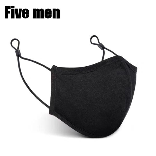Five men Hot Mask 99.9% antibacterial fabrics 50 Times Washable Repeated Washing Silver Ion party Reusable custom logo Cotton Face Mask