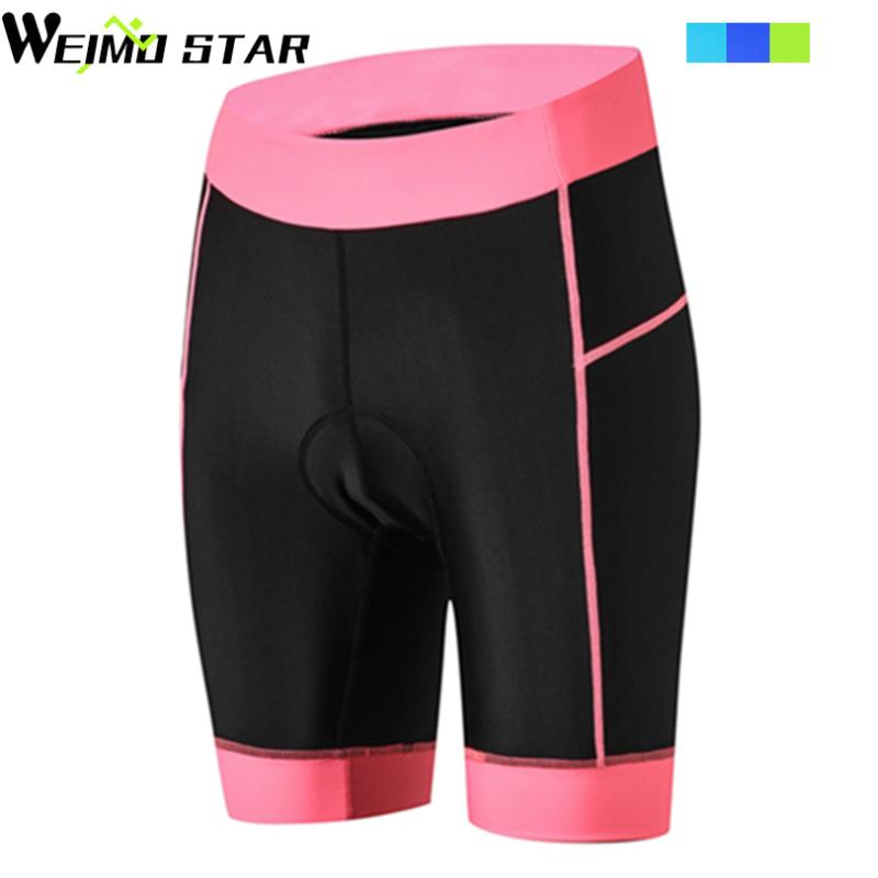 WEIMOSTAR Team Women&#039;s Cycling Shorts 3D Gel Padded Ciclismo MTB Tights Bicycle Bike Outdoor Sports Cycling Clothing
