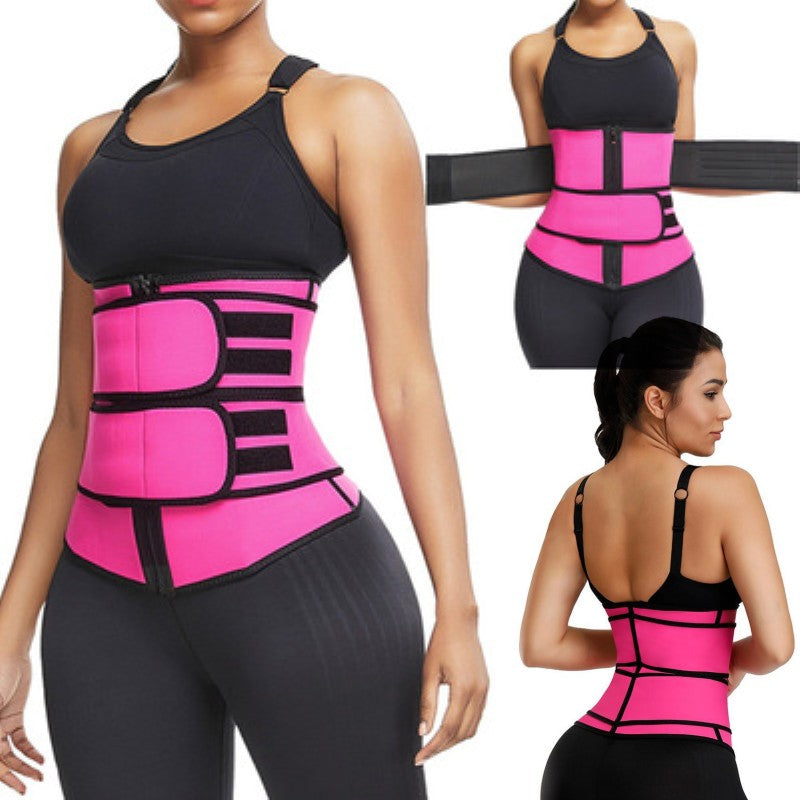 DHL Ship Plus Size Best Waist Trainer for women Sauna Sweat Thermo Cincher Under Corset Yoga Sport Shaper Belt Slim Workout Waist Support