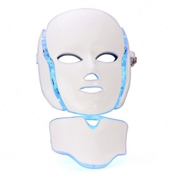 7 Colors Electric Led Facial Mask Face Masks Machine Light Therapy Acne Mask Neck Beauty Led Mask Led Photon Therapy