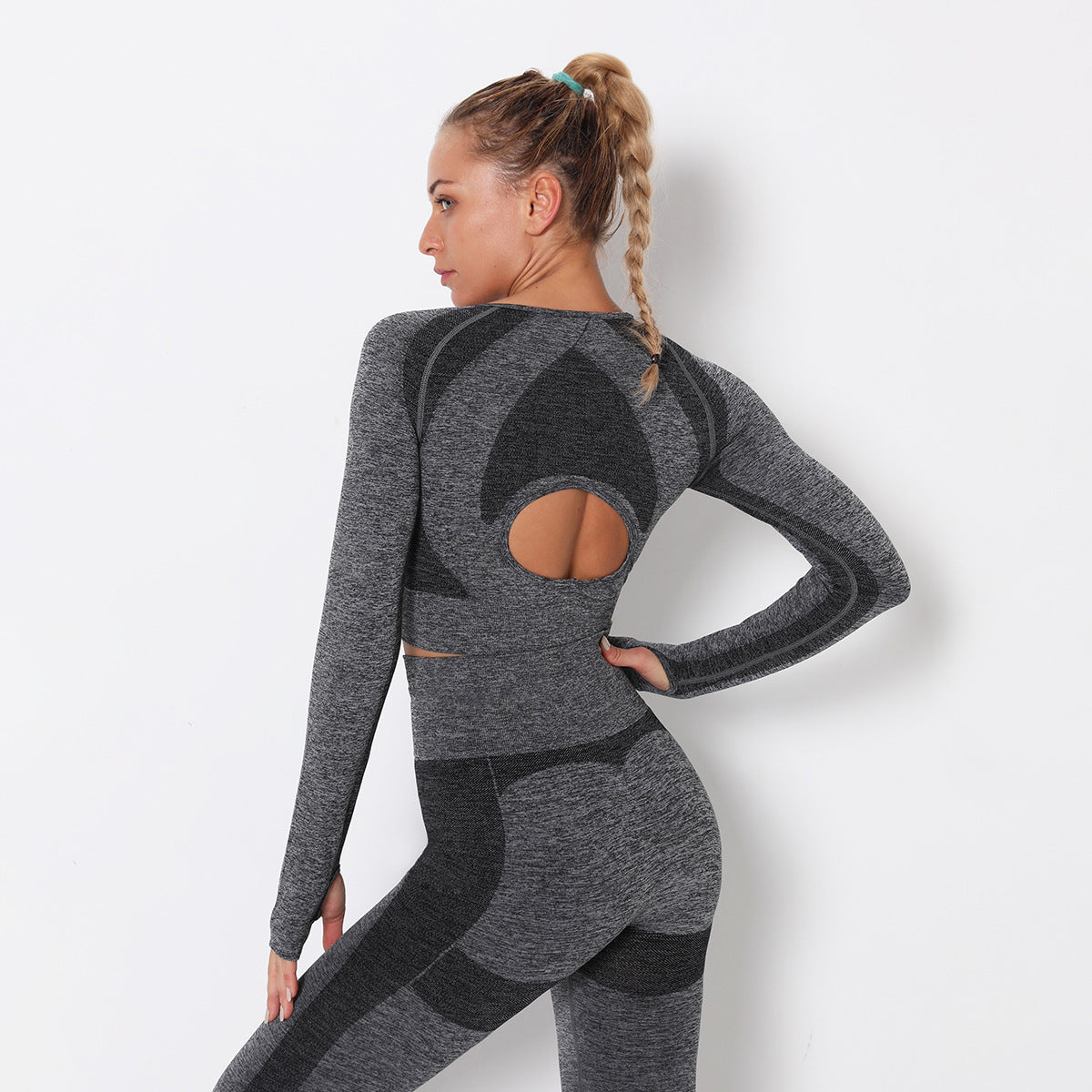 Tech Wear Designer Yoga Sportswear Tracksuits Fitness 2pcs Gym full Leggings two Piece Set outdoor outfits Sports backless Clothing yogaworld Active