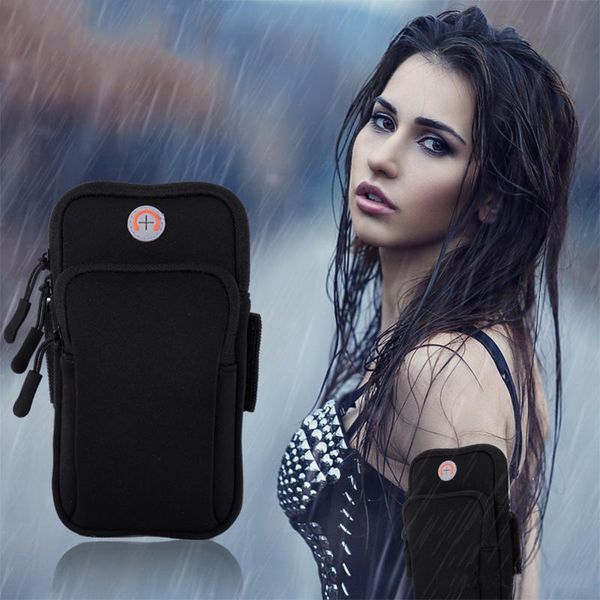 Outdoor gear for men and women sports running wrist bag fitness equipment music mobile phone arm bag